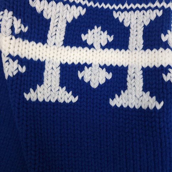 VTG Nordic Tribal Cardigan Sweater Women Carol Brent Montgomery Ward MED / LG - Picture 9 of 12